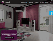 Tablet Screenshot of mywall3d.com